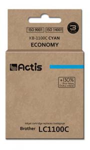 Tusz ACTIS KB-1100C (zamiennik Brother LC1100C/980C; Standard; 19 ml; niebieski) - 2875503538