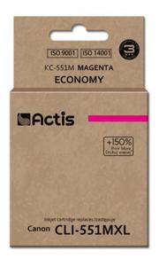 Tusz ACTIS KC-551M (zamiennik Canon CLI-551M; Standard; 12 ml; czerwony) - 2875307738