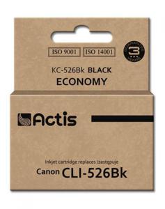 Tusz ACTIS KC-526Bk (zamiennik Canon CLI-526BK; Standard; 10 ml; czarny) - 2878393055