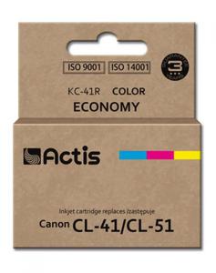 Tusz ACTIS KC-41R (zamiennik Canon CL-41/CL-51; Standard; 18 ml; kolor) - 2876993950