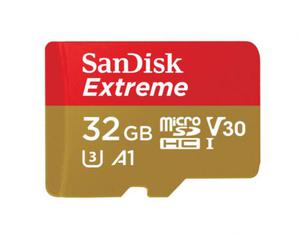 Karta pamici SanDisk Extreme SDSQXAF-032G-GN6AA (32GB; Class U3; Adapter, Karta pamici) - 2878393153