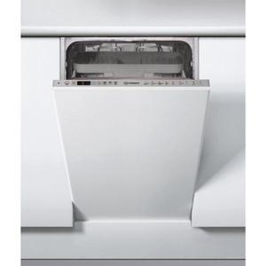 Zmywarka do zabudowy Indesit DSIO 3T224 CE (szer. 44.8cm; Panel zamknity; kolor srebrny) - 2876393854