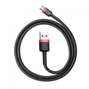 Kabel Baseus cafule CAMKLF-C91 (USB M - Micro USB M; 2m; kolor czarno-czerwony) - 2877916819