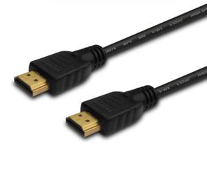 Kabel SAVIO cl-08 (HDMI M - HDMI M; 5m; kolor czarny) - 2877559618