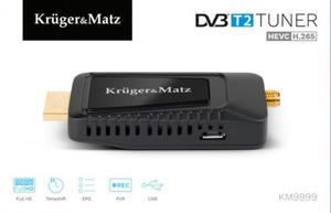 KRUGER & MATZ DEKODER DVB-T2H.265 HEVC MINI KM9999 - 2877444517