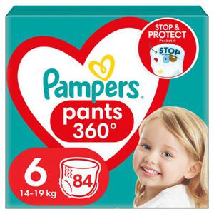 PAMPERS Pieluchomajtki XL Rozm 6, 15+kg,84szt - 2878254467