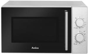 Kuchenka mikrofalowa Amica AMMF20M1GI (700W; kolor inox) - 2878128567