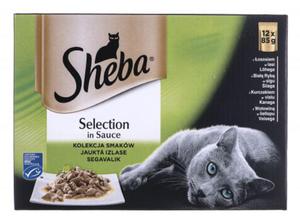 Sheba Sel in Sauce Mix Smakw 12x85g - 2875097177