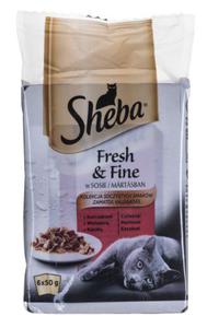 Sheba Mini misne dania w sosie 6x50g - 2878127790