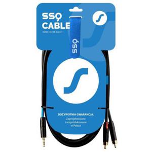 SSQ MiJRCA1 - Kabel mini jack stereo- 2xRCA 1 metrowy - 2878013202