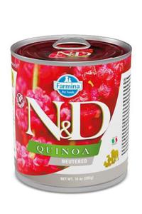 FARMINA N&D DOG QUINOA PORK NEUTERED 285g - 2877917753