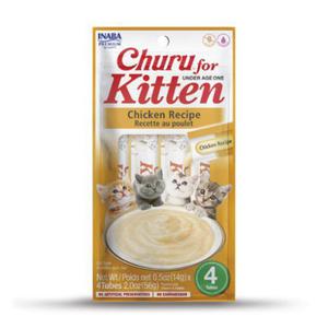 Przysmak INABA CAT CHURU KITTEN Kurczak 4x14g (56g) - 2878129001