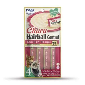 Przysmak INABA CAT CHURU HAIRBALL Kurczak 4x14g (56g) - 2878129003