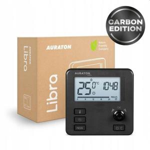 AURATON LIBRA Przewodowy Regulator Tygodniowy CZARNY - 2869382725