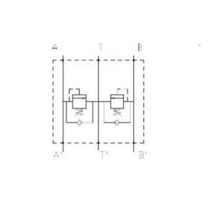 Zawr przelewowy bliniaczy, MTC, VMDACSV03D, 1/2" - 2826015422