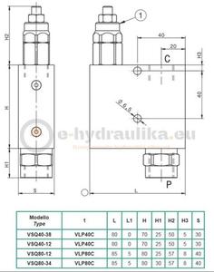 Zawr sekwencyjny, HBS, A040401.17.00, 1/2" - 2826015554