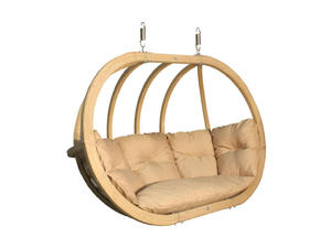 Fotel hamakowy drewniany, Swing Chair Double (2) - 2873124499
