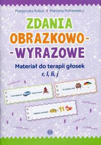 Zdania obrazkowo-wyrazowe Materia do terapii gosek r l li j - 2860971813