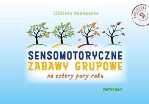 Sensomotoryczne zabawy grupowe na cztery pory roku zestaw - 2860971991