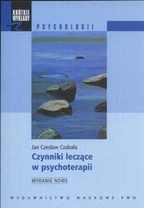 Czynniki leczce w psychoterapii Krtkie wykady z psychologii - 2824383317