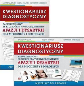 Kwestionariusz diagnostyczny zaburze mowy ze szczeglnym uwzgldnieniem afazji i dysartrii dla modziezy i dorosych - 2863813071