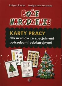 Boe Narodzenie Karty pracy dla uczniów ze specjalnymi potrzebami edukacyjnymi