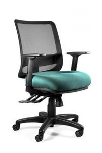 Fotel ergonomiczny, biurowy, Saga Plus M, tealblue - 2873531353