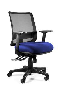Fotel ergonomiczny, biurowy, Saga Plus M, royalblue - 2873531355