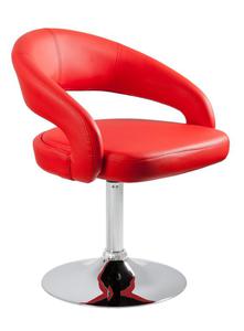 Hoker barowy, krzeso, stilo, czerwony - 2862981761