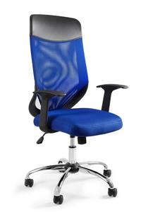 Fotel biurowy, Mobi Plus, niebieski - 2858715330