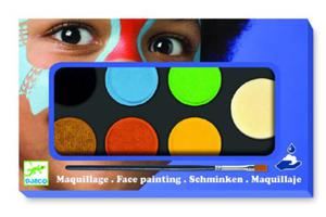 Farby do malowania twarzy NATURE 6 kolorw Djeco - 2871493650