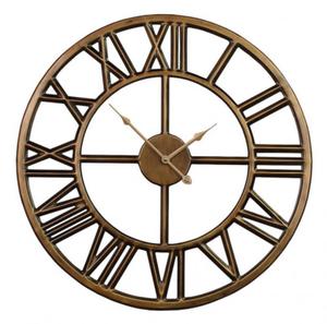 Industrialny zegar metalowy styl nowoczesny retro loft 45 cm 43-203 - 2856326136