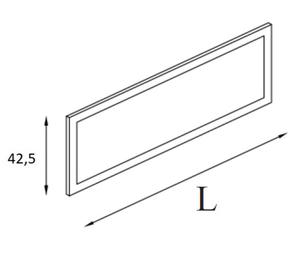 Przegroda do biurka PD1 | Panel Pytowy Obustronnie Tapicerowany | L=120 cm - 2859740208