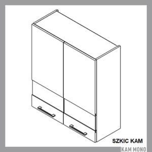 KAMMONO Szafka WW80/90 | Grna | Witryna | 2-drzwi | Front nowoczesny P4 - 2864191261