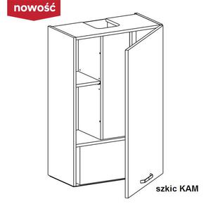 KAMMONO Szafka WP3C60.1/90 | Grna do szafek o wys. 90 cm | Z okapem | Front nowoczesny P4 - 2864191250