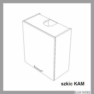 KAMMONO Szafka W60.1/71 | Grna do szafek o wys. 90 cm | Z okapem | Front nowoczesny P4 - 2864191246