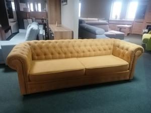 CHESTERFIELD Sofa 3 osobowa z funkcj spania DOSTPNA OD RKI - 2867522675