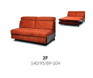 DANTE System 2F Sofa z funkcj spania, bez pojemnika - 2876141707