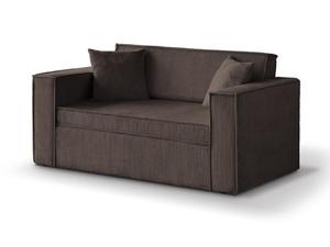 DAVE 120 BRZOWY Sofa z funkcj spania i pojemnikiem PROMOCJA - 2878749453