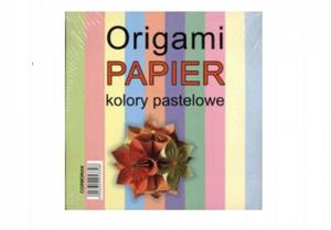 PAPIER DO ORIGAMI 10 x 10 cm - PASTELE 100 kartek - 2878047809