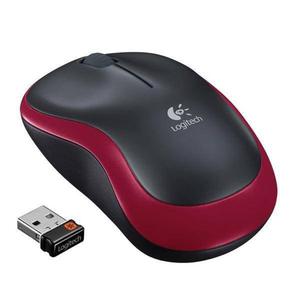 Mysz optyczna bezprzewodowa czerwona LOGITECH M185 910-002240 - 2878055831