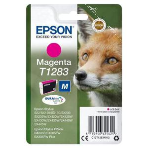 Epson oryginalny ink / tusz C13T12834022, T1283, magenta, blistr, 3,5ml, Epson Stylus S22, SX125, 420W, 425W, Stylus Office BX305 - 2878055873