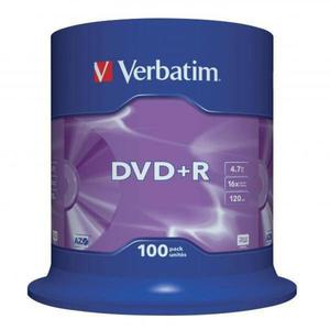 Pyta DVD+R 4,7GB 16x VERBATIM DataLife PLUS 43551 Cake 100 szt. - 2878057428