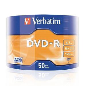 Pyta DVD-R 4,7GB 16x VERBATIM 43788 Spindle 50 szt. - 2878868262