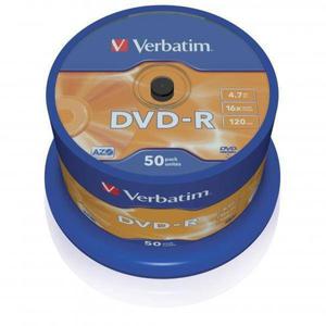 Pyta DVD-R 4,7GB 16x VERBATIM 43548 Cake 50 szt. - 2878057476