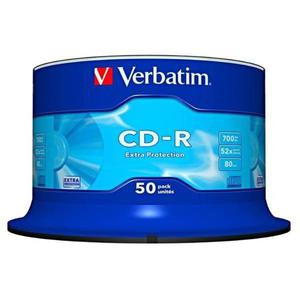 Pyta CD-R 700MB 52x VERBATIM Extra Protection 43351 Cake 50 szt. - 2878057537