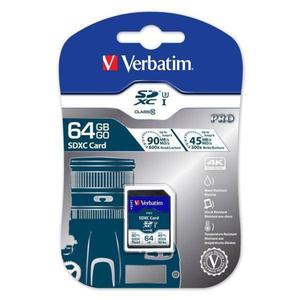 Verbatim karta pamici SDXC Pro, 64GB, SDXC, 47022, UHS-I U3 - 2878057745