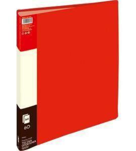 ALBUM OFERTOWY A4 GRAND 9006 120-1210 CZERWONY PVC 60 KIESZENI - 2878058933