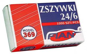 Zszywki FIAN Model 369 24/6 do 30 kart 1000 szt - 2878059093