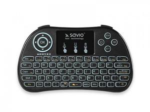 Savio Klawiatura bezprzewodowa TV Box, Smart TV, konsole, PC, KW-01 - 2878060128